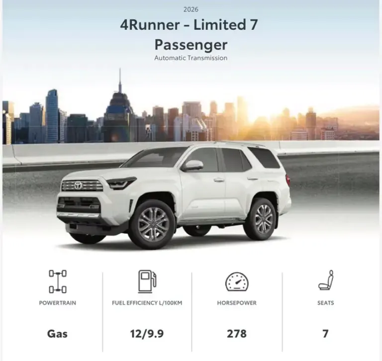 2026 Toyota 4Runner