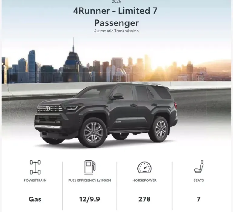 2026 Toyota 4Runner