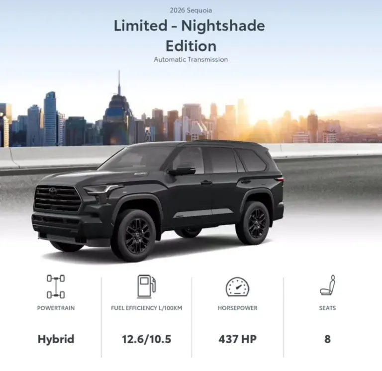 2026 Toyota Sequoia
